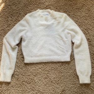 Cropped Fur Sweater